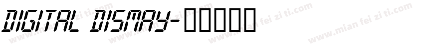 digital dismay字体转换
